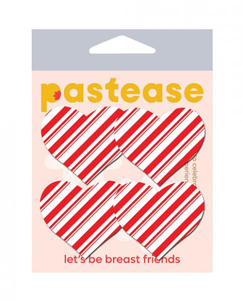 Pastease Premium Holiday Petites Candy Cane Heart - Red/white O/s