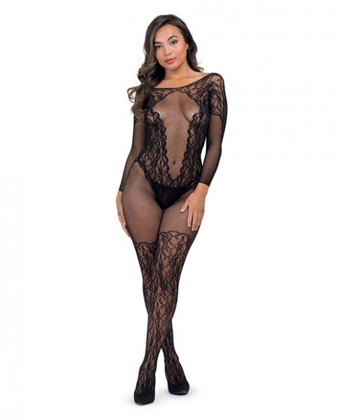 Fifty Shades Captivate Black Lace Spanking Bodystocking O/s
