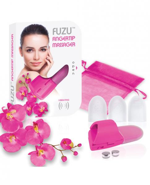 Fuzu Fingertip Massager Neon Pink