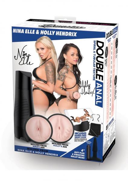 Pornstar Double Anal Realistic Masturbators Nina Elle And Holly Hendrix