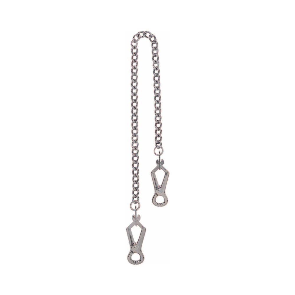 Spartacus Endurance Nipple Clamps Light Point Clamps With Curbed Chain