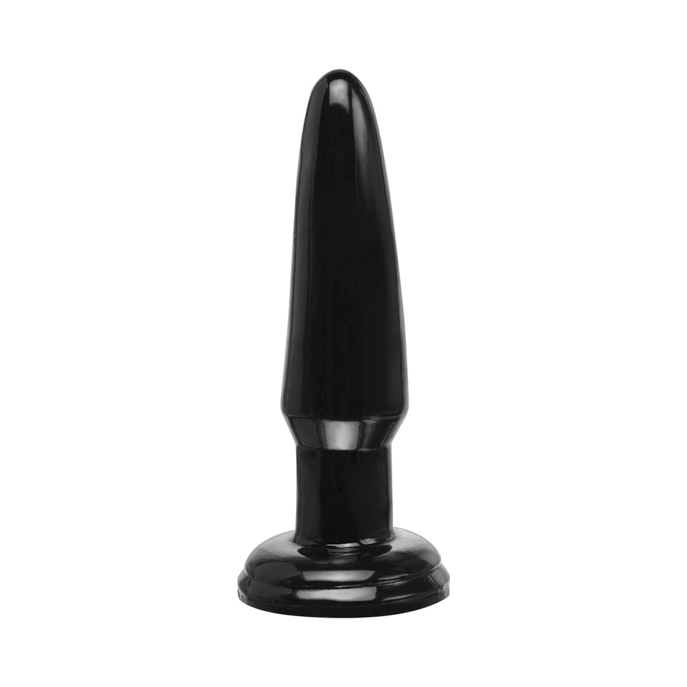 Basix Rubber Beginners Butt Plug Black
