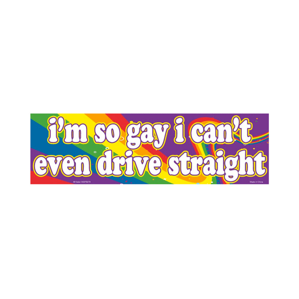 Im So Gay I Cant Even Flexible Bumper Magnet