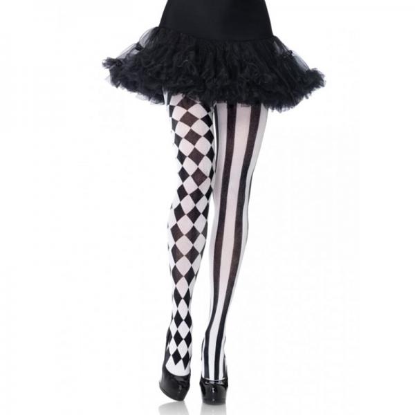 Harlequin Hose Os Blk/wht