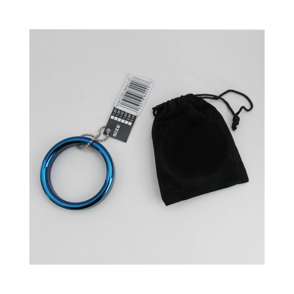 M2M Cock Ring Blue Steel 2in