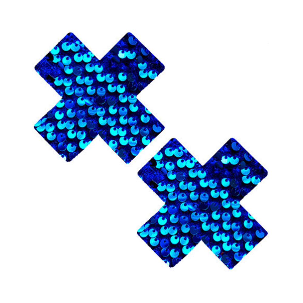 Neva Nude Pasty X Factor Velvet Royal Blue