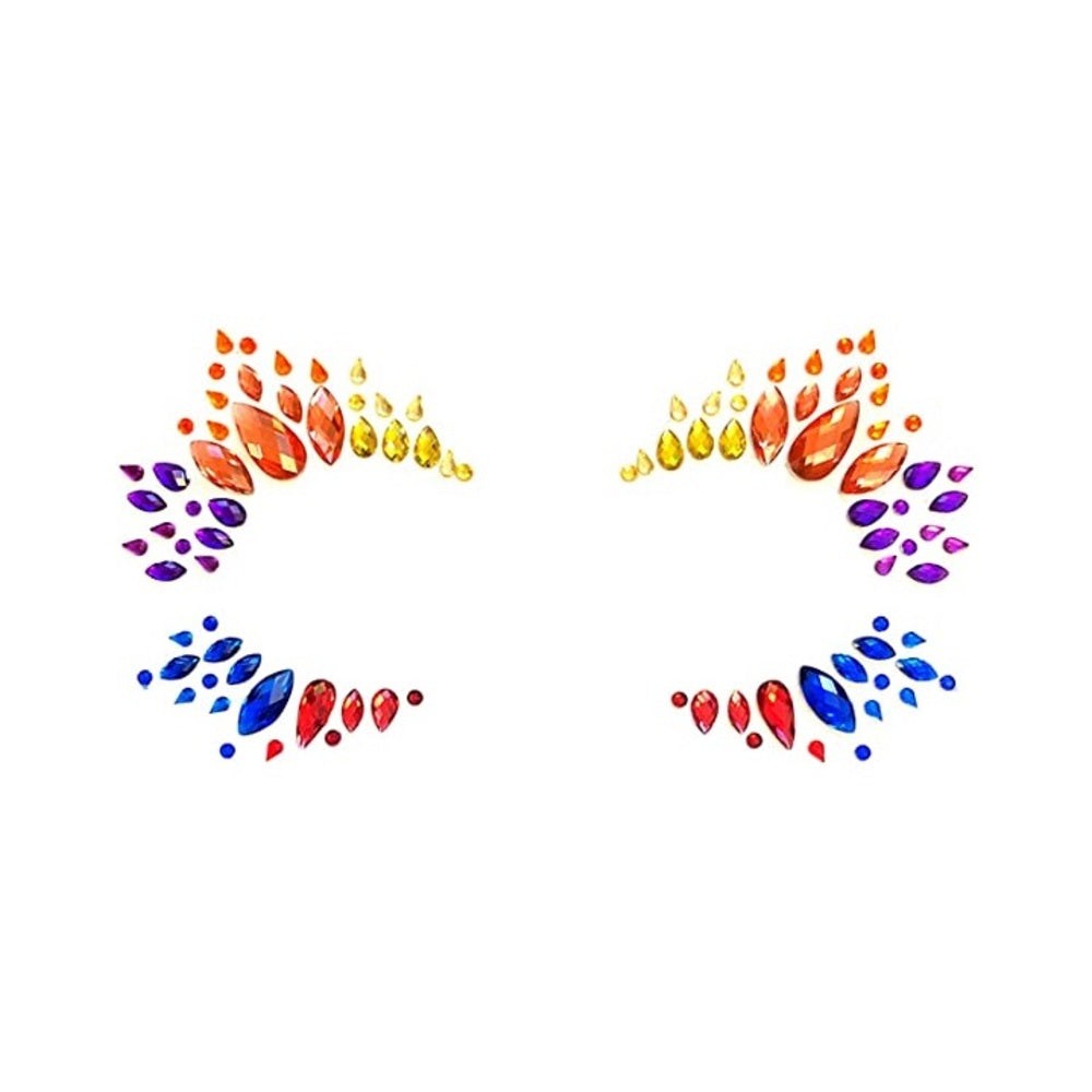 Neva Nude Crystal Pasty Pride Tribe Face