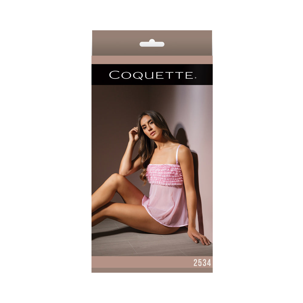 Ruffle Baby Doll Pink OS