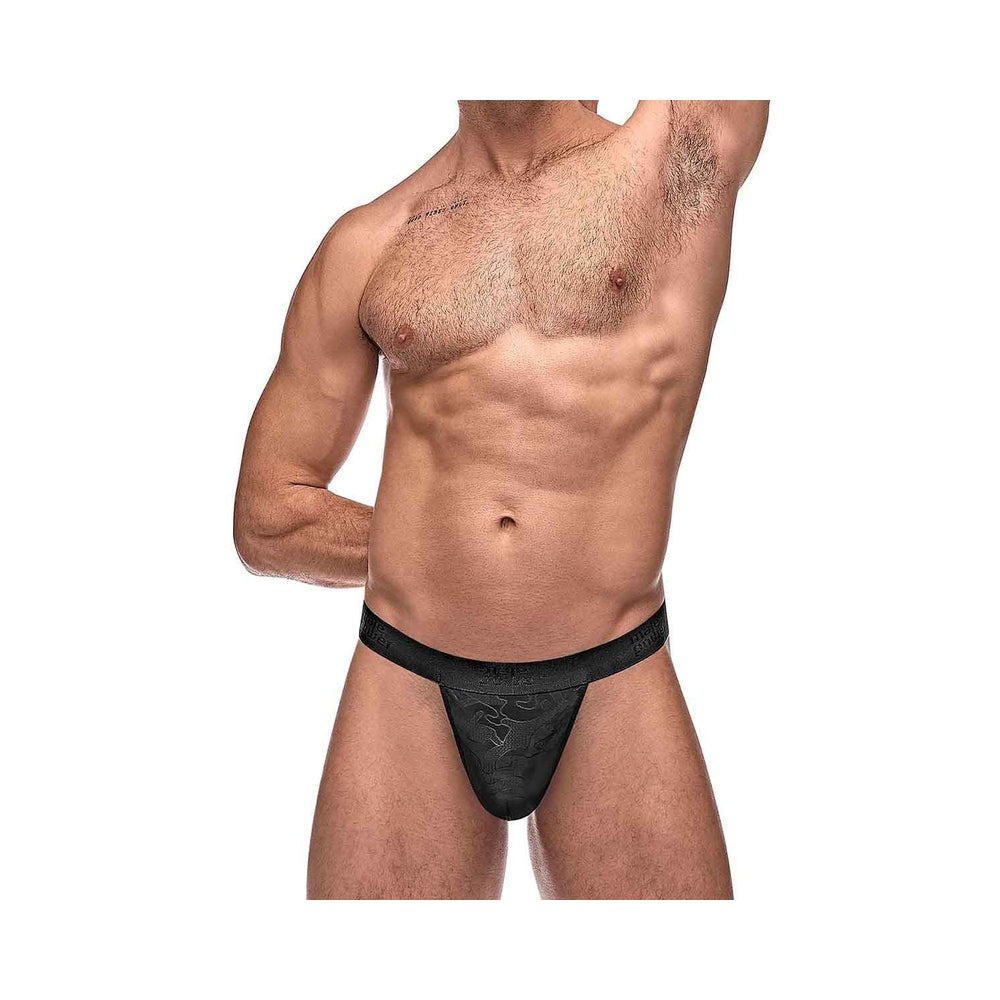 Mp Impressions Micro G-string V Blk Sm