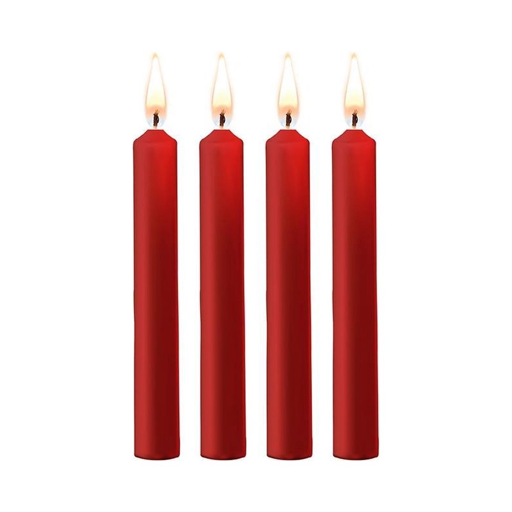 Ouch Teasing Wax Candles Large Paraffin 4-pack
