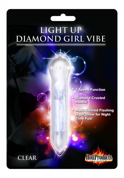 Light Up Diamond Girl Vibe Clear