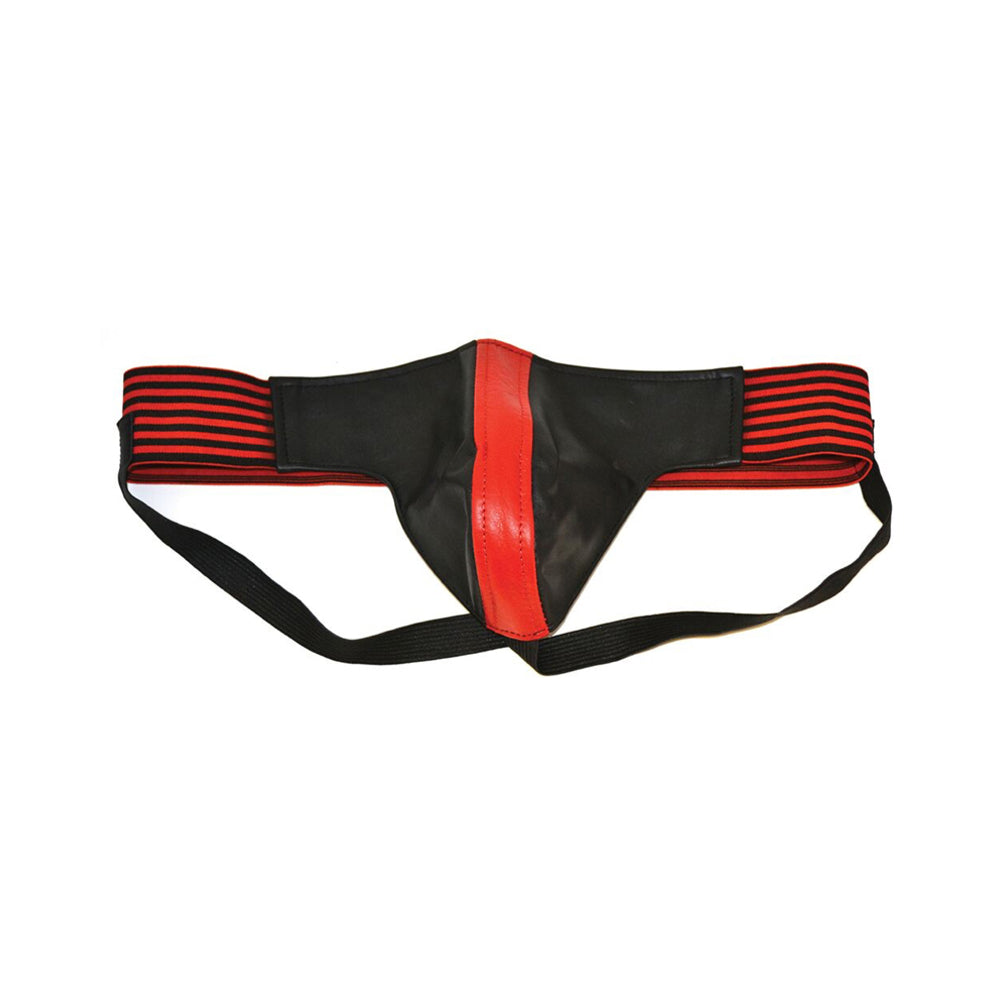 Rouge Jocks with Stripes Black/Red Large