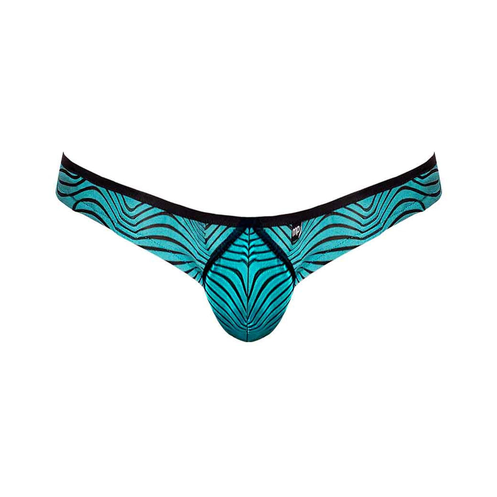 Male Power Tranquil Abyss Mini Bikini Seafoam/black Large